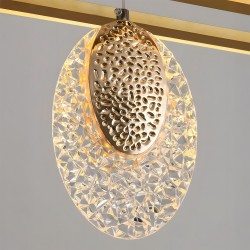 LAMPA WISZĄCA KRYSZTAŁOWA LED G088-1CP Złota