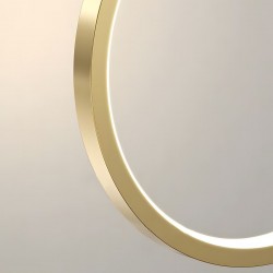 LAMPA WISZĄCA LED G112-CP Złota