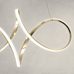 LAMPA WISZĄCA LED G081-1CP Złota