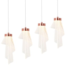 Lampa sufitowa APP1765-1CP Różowe Złoto