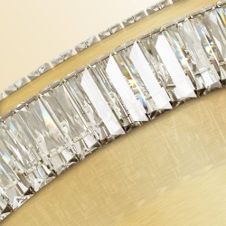 LAMPA KRYSZTAŁOWA PLAFON APP1724-C 60cm ZŁOTA SZCZOTKOWANA