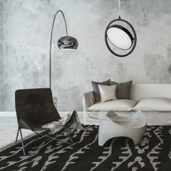 LAMPA WISZĄCA LED APP1790-CP Czarna