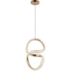 LAMPA WISZĄCA LED G069-CP Złota