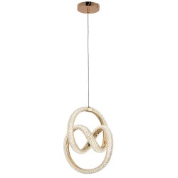 LAMPA WISZĄCA LED G068-CP Złota