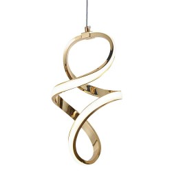 LAMPA WISZĄCA LED G074-1CP Złota