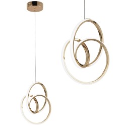 LAMPA WISZĄCA LED G076-1CP Złota