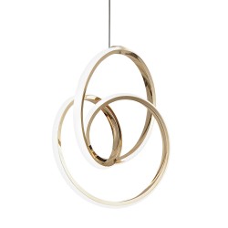 LAMPA WISZĄCA LED G076-1CP Złota