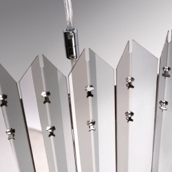 Lampa wisząca metalowa APP1763-8CP CHROME