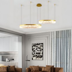 Lampa wisząca LED LHJ048-CP2 ZŁOTA