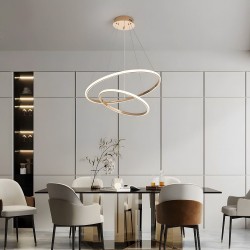 Lampa wisząca LHJ007-CP2 Złota