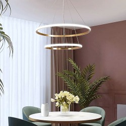 Lampa wisząca LHJ007-CP2 Złota