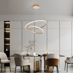 Lampa wisząca LHJ007-CP2 Złota