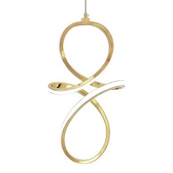 LAMPA WISZĄCA LED LHJ091-1CP GOLD