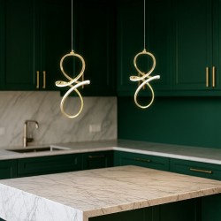 LAMPA WISZĄCA LED LHJ091-1CP GOLD