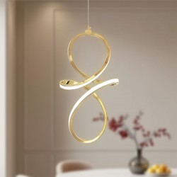 LAMPA WISZĄCA LED LHJ091-1CP GOLD