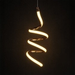 LAMPA SUFITOWA WISZĄCA LED LHJ096-1CP JASNE RÓŻOWE ZŁOTO