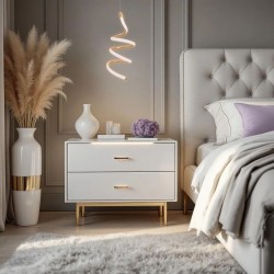 LAMPA SUFITOWA WISZĄCA LED LHJ096-1CP JASNE RÓŻOWE ZŁOTO