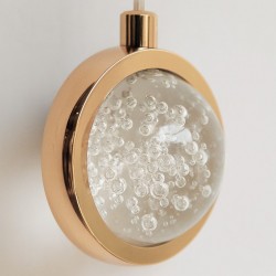 LAMPA SUFITOWA WISZĄCA LED LHJ060-CP ZŁOTA