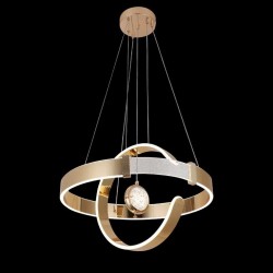 LAMPA SUFITOWA WISZĄCA LED LHJ060-CP ZŁOTA