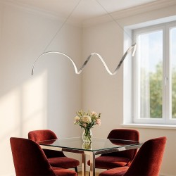 LAMPA SUFITOWA WISZĄCA LED LHJ025-CP CHROME