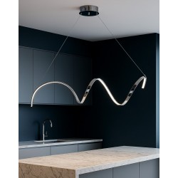 LAMPA SUFITOWA WISZĄCA LED LHJ025-CP CHROME