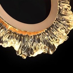 LAMPA SUFITOWA WISZĄCA LED LHJ103-2CP ZŁOTA