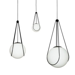 LAMPA SUFITOWA WISZĄCA APP1792-1CP 20cm Czarna