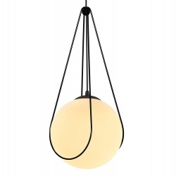 LAMPA SUFITOWA WISZĄCA APP1792-1CP 20cm Czarna