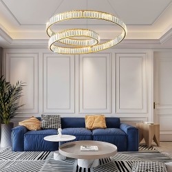 LAMPA SUFITOWA WISZĄCA LED APP1767-CP ZŁOTA