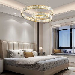 LAMPA SUFITOWA WISZĄCA LED APP1767-CP ZŁOTA