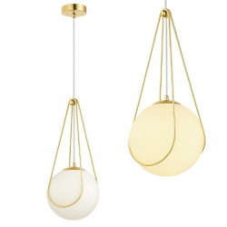 LAMPA SUFITOWA WISZĄCA APP1793-1CP 20cm Złota