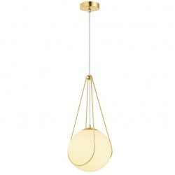 LAMPA SUFITOWA WISZĄCA APP1793-1CP 20cm Złota