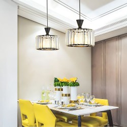 Lampa wisząca EBT027-1CP Czarna