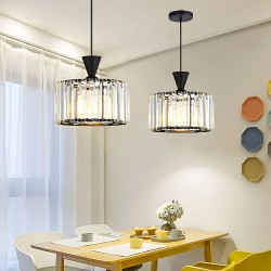 Lampa wisząca EBT027-1CP Czarna