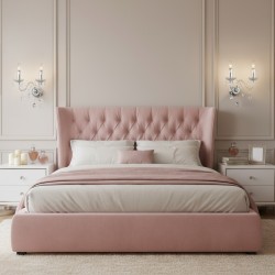 KINKIET ŚCIENNY EBT017-2W Transparentny