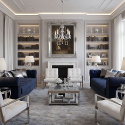 LAMPA SUFITOWA WISZĄCA EBT008-5CP CHROM