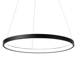 LAMPA SUFITOWA WISZĄCA LHJ012-CP 80cm Czarna