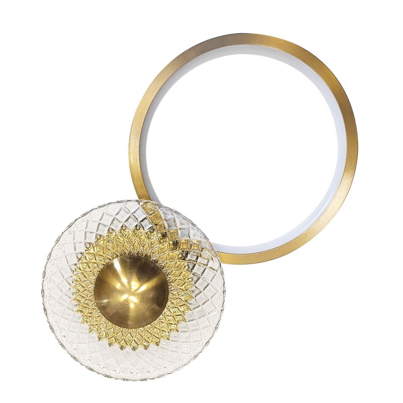 KINKIET ŚCIENNY LED LHJ071-W Szczotkowane Złoto