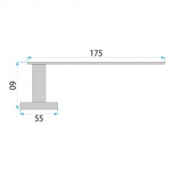 Uchwyt na papier toaletowy 109 Til Chrom