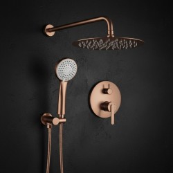 Zestaw natryskowy podtynkowy Rea Ontario Miedź Szczotkowana + BOX