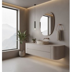 Wieszak łazienkowy Tomi 5810 Miedź Szczotkowana