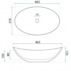 Umywalka nablatowa Rea Leona