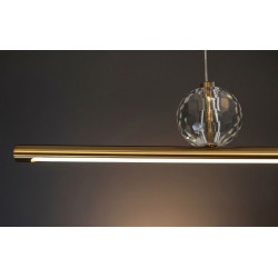 Lampa wisząca LED APP1778-CP Złota Szczotkowana