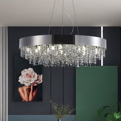 Lampa sufitowa wisząca APP1786-16CP 60 cm Chrom