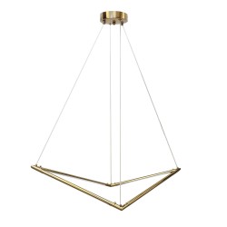 Lampa wisząca LED APP1776-CP Złota Szczotkowana