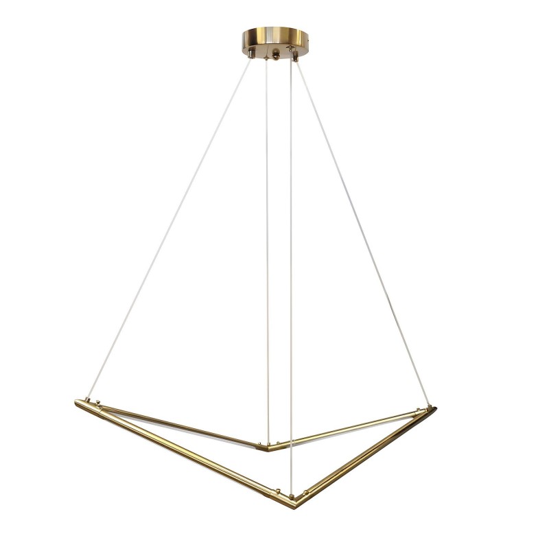 Lampa wisząca LED APP1776-CP Złota Szczotkowana