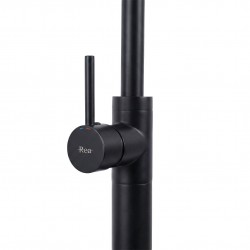 Bateria umywalkowa podłogowa Rea Lungo Czarna