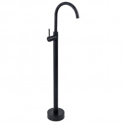 Bateria umywalkowa podłogowa Rea Lungo Czarna