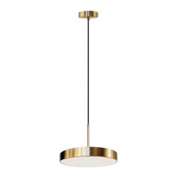 LAMPA SUFITOWA WISZĄCA LED APP1687-1CP 30CM ZŁOTA SZCZOTKOWANA