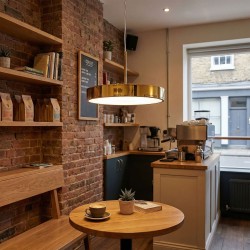 LAMPA SUFITOWA WISZĄCA LED APP1686-1CP 30CM ZŁOTA